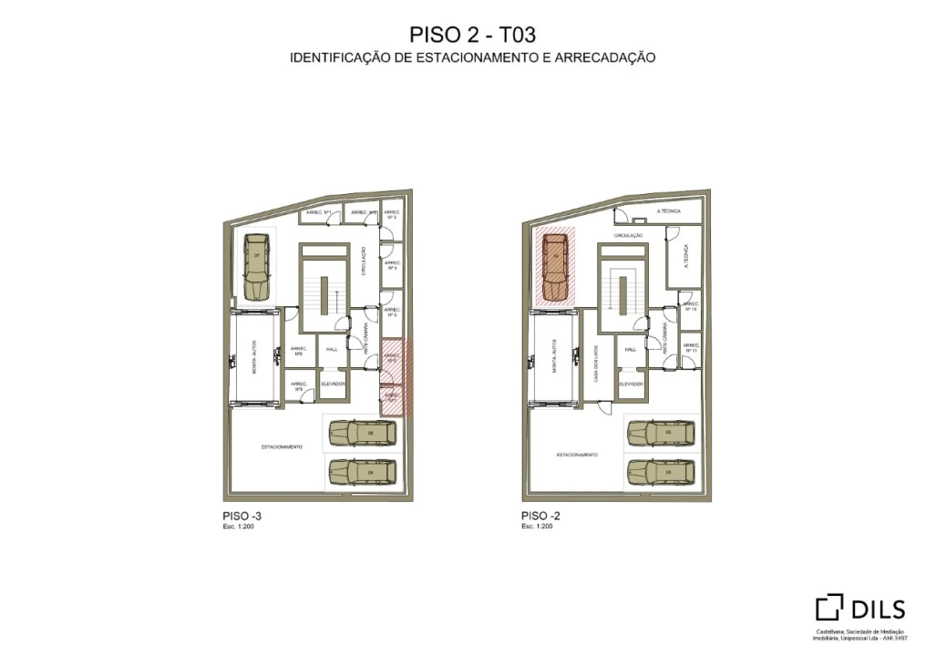 Apartamento T3 para Venda em Santo António Planta 2