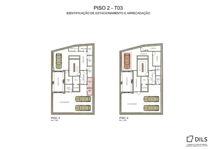 Apartamento T3 para Venda em Santo António Planta 2