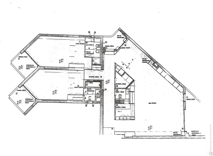 Apartamento T2 para Arrendamento em Cascais e Estoril Planta 1