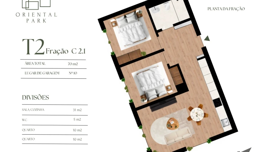 Apartamento T2 para Venda em Campanhã