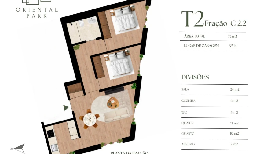 Apartamento T2 para Venda em Campanhã