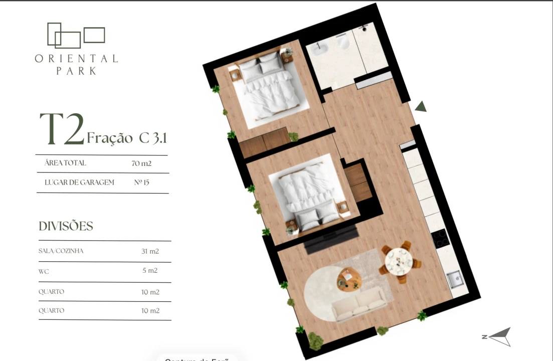 Apartamento T2 para Venda em Campanhã Foto 2
