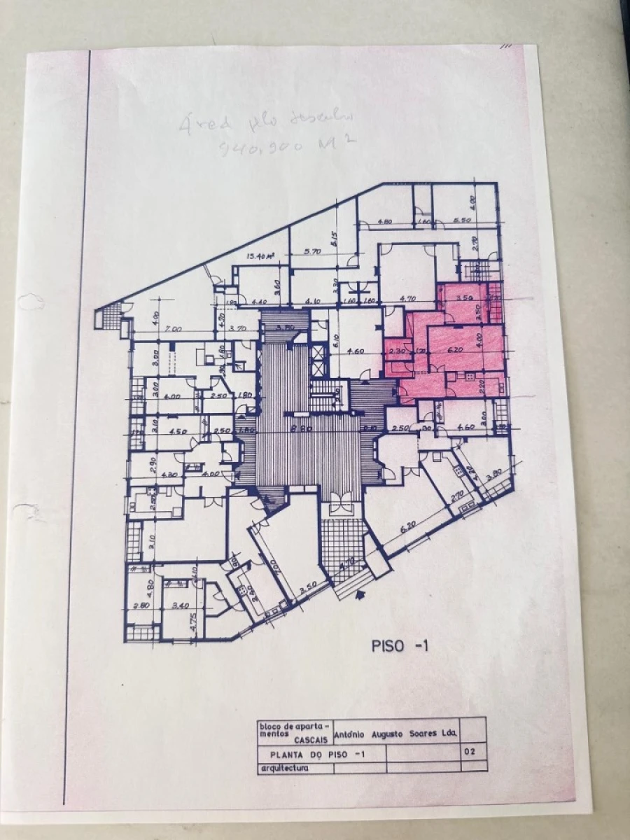 Apartamento T1 para Venda em Cascais e Estoril Planta 1