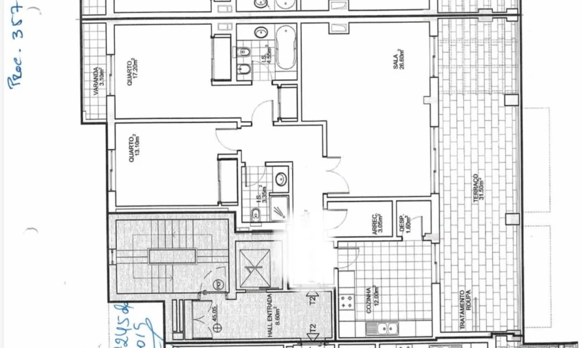 Apartamento T2 para Venda em Albufeira e Olhos de Água Planta 1