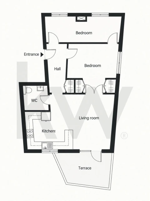 Apartamento T2 para Venda em Misericórdia