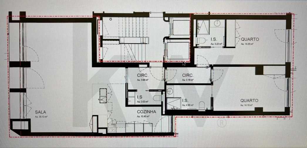 Apartamento T2 para Arrendamento em Avenidas Novas Foto 31