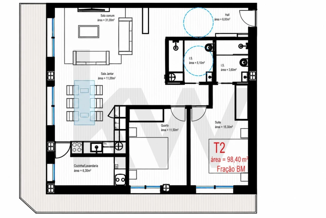 Apartamento T2 para Venda em Freamunde Foto 5