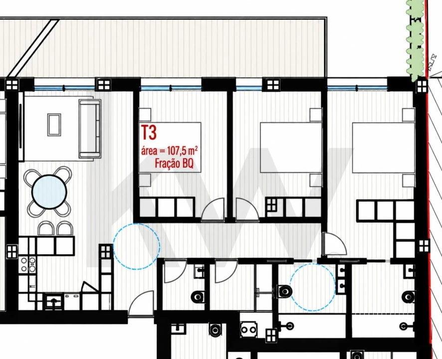 Apartamento T3 para Venda em Freamunde Foto 4