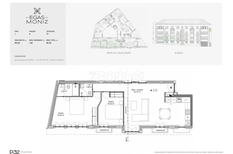Apartamento T2 para Venda em Cedofeita, Santo Ildefonso, Sé, Miragaia, São Nicolau e Vitória Foto 13