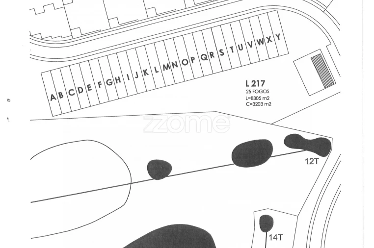 Moradia T2 para Venda em Vau Planta 1