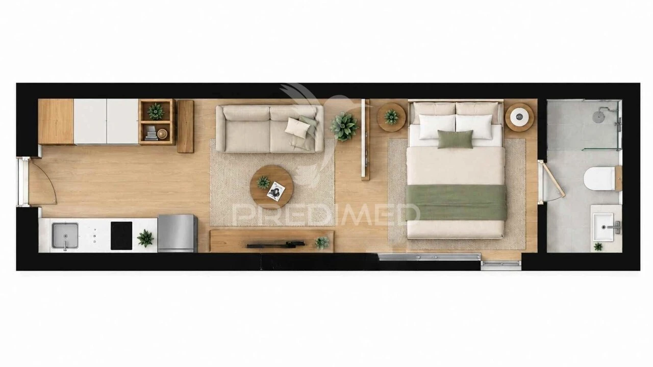 Apartamento T1 para Venda em Campolide Foto 13