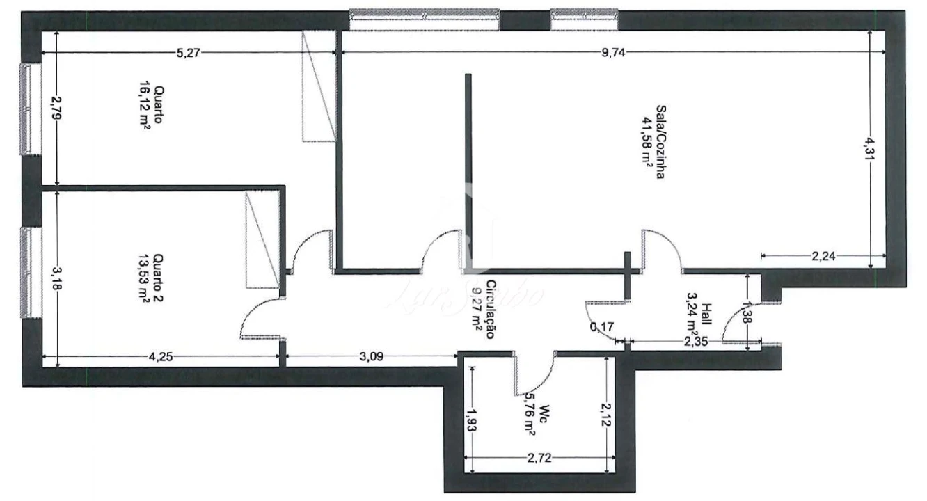 Apartamento T2 para Venda em São Vitor (Braga) Foto 14