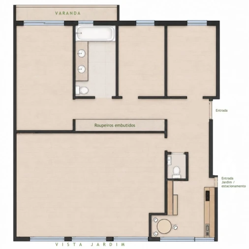 Apartamento T3 para Venda em Areeiro Planta 1