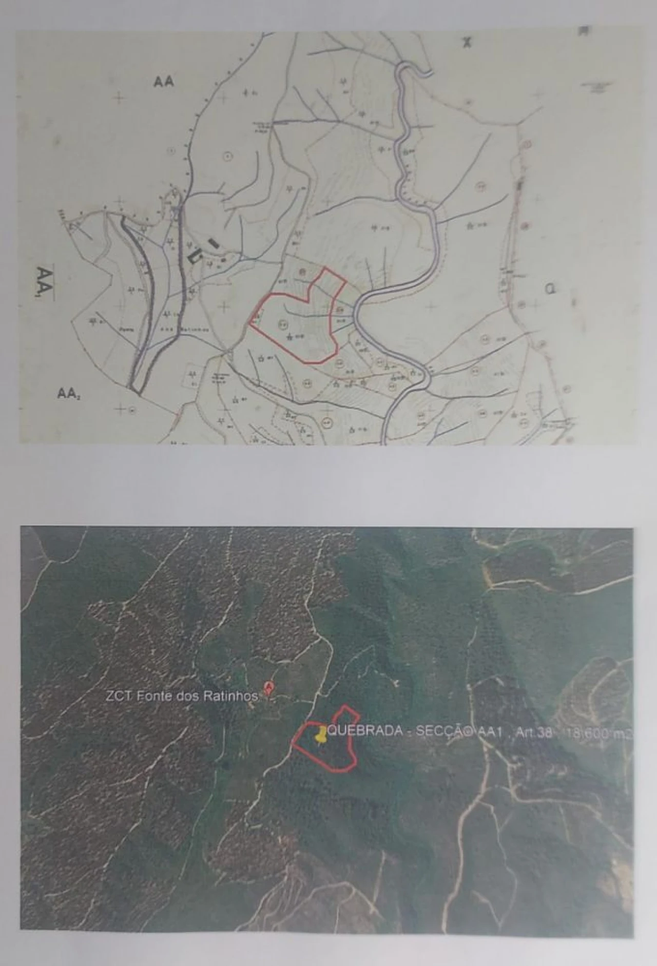 Terreno para Venda em Sarnadas de Rodão Planta 2