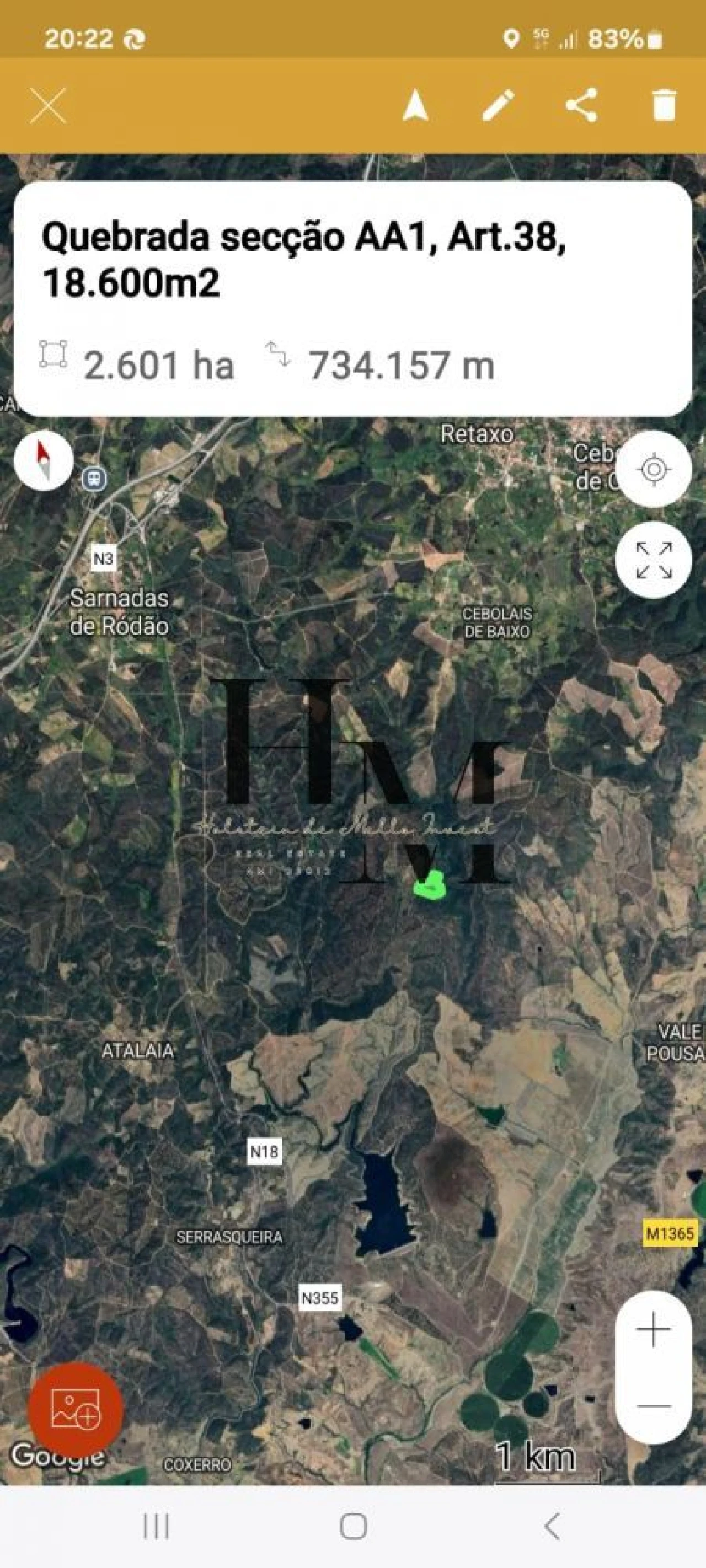 Terreno para Venda em Sarnadas de Rodão Foto 4