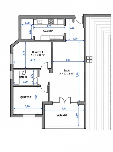 Apartamento T2 para Venda em Cascais e Estoril