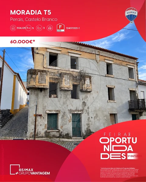 Moradia T5 para Venda em Perais