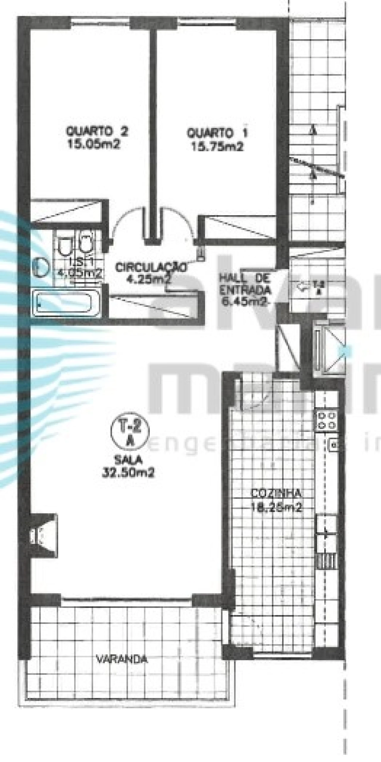 Apartamento T2 para Venda em Santa Maria, São Pedro e Matacães Foto 36