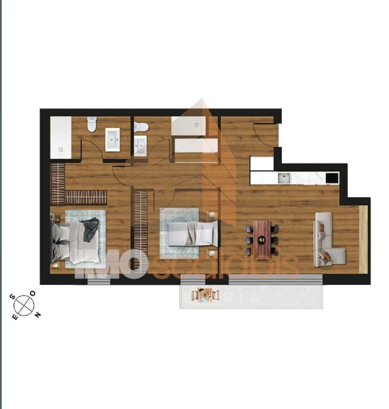 Apartamento T2 para Venda em Romeira e Várzea Foto 9