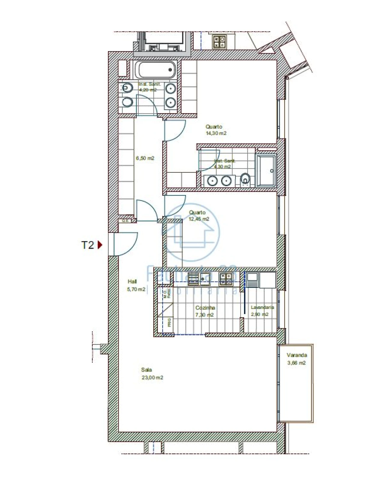 Apartamento T2 para Venda em Oliveira do Douro Foto 4