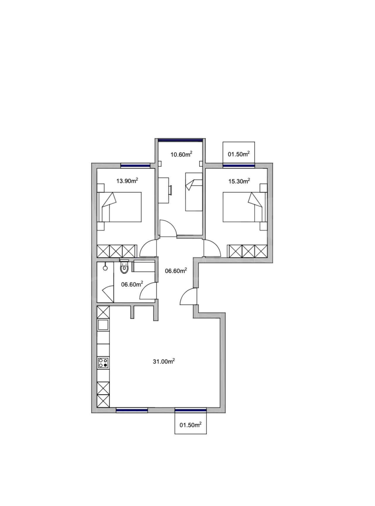Apartamento T3 para Venda em Carnaxide e Queijas Foto 9