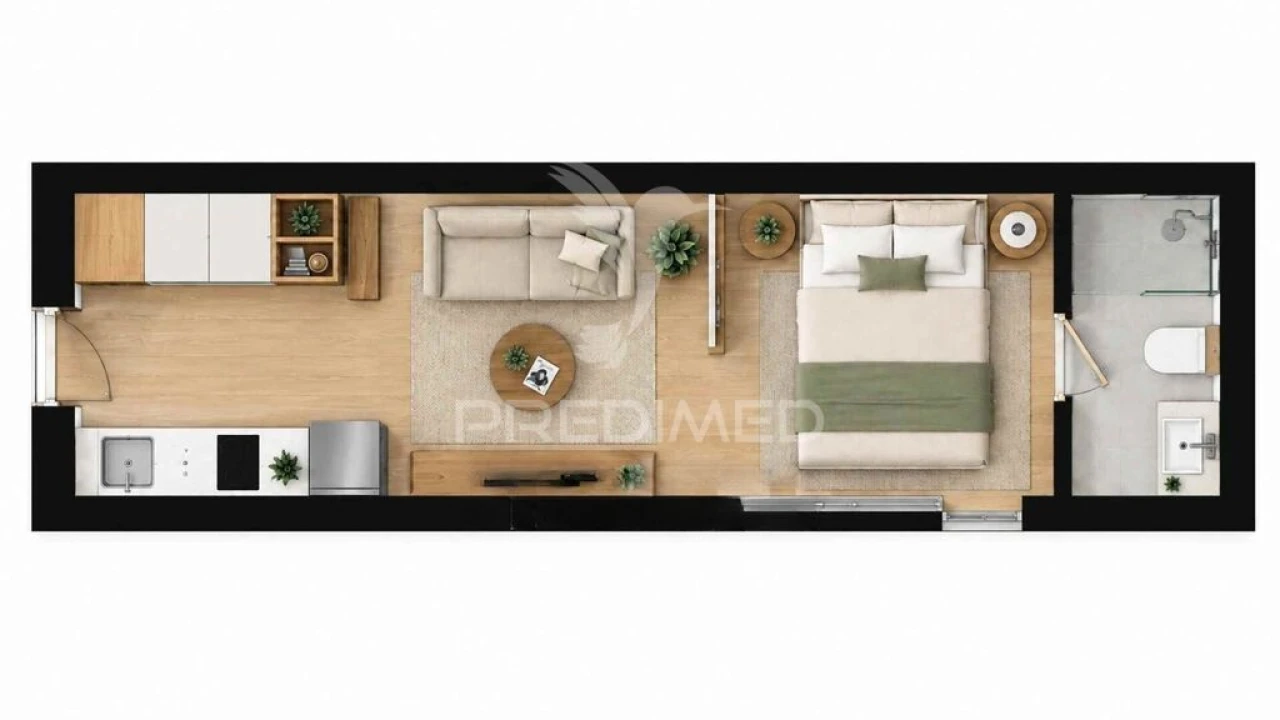 Apartamento T1 para Venda em Campolide Foto 13