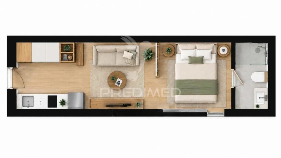 Apartamento T1 para Venda em Campolide Foto 13