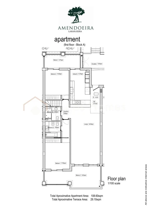 Apartamento T3 para Venda em Silves