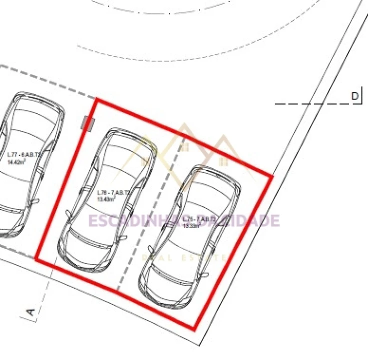 Apartamento T2 para Venda em Carnaxide e Queijas Planta 3