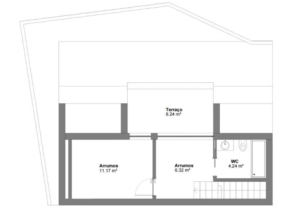 Apartamento T3 para Venda em Oliveira do Bairro Planta 2