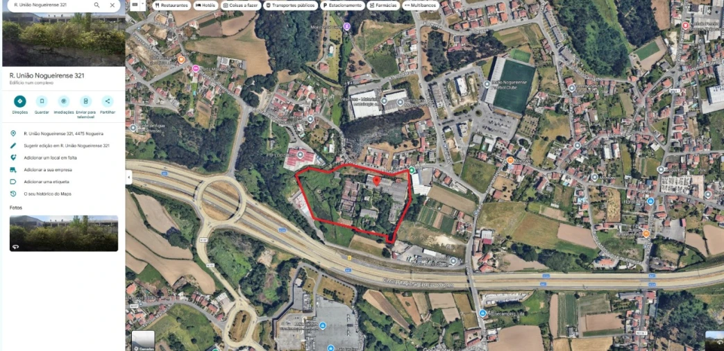Terreno para Venda em Nogueira e Silva Escura Planta 1