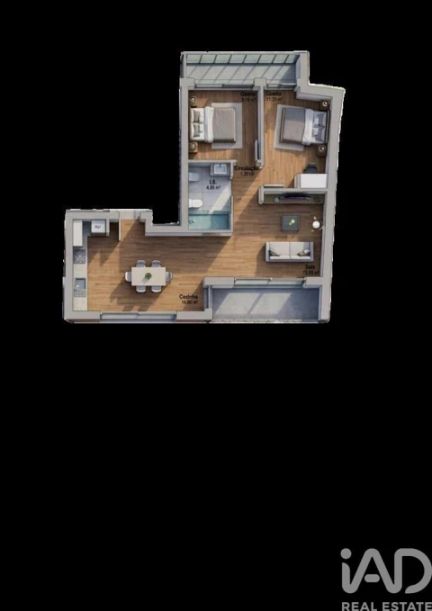 Apartamento T2 para Venda em Atouguia da Baleia
