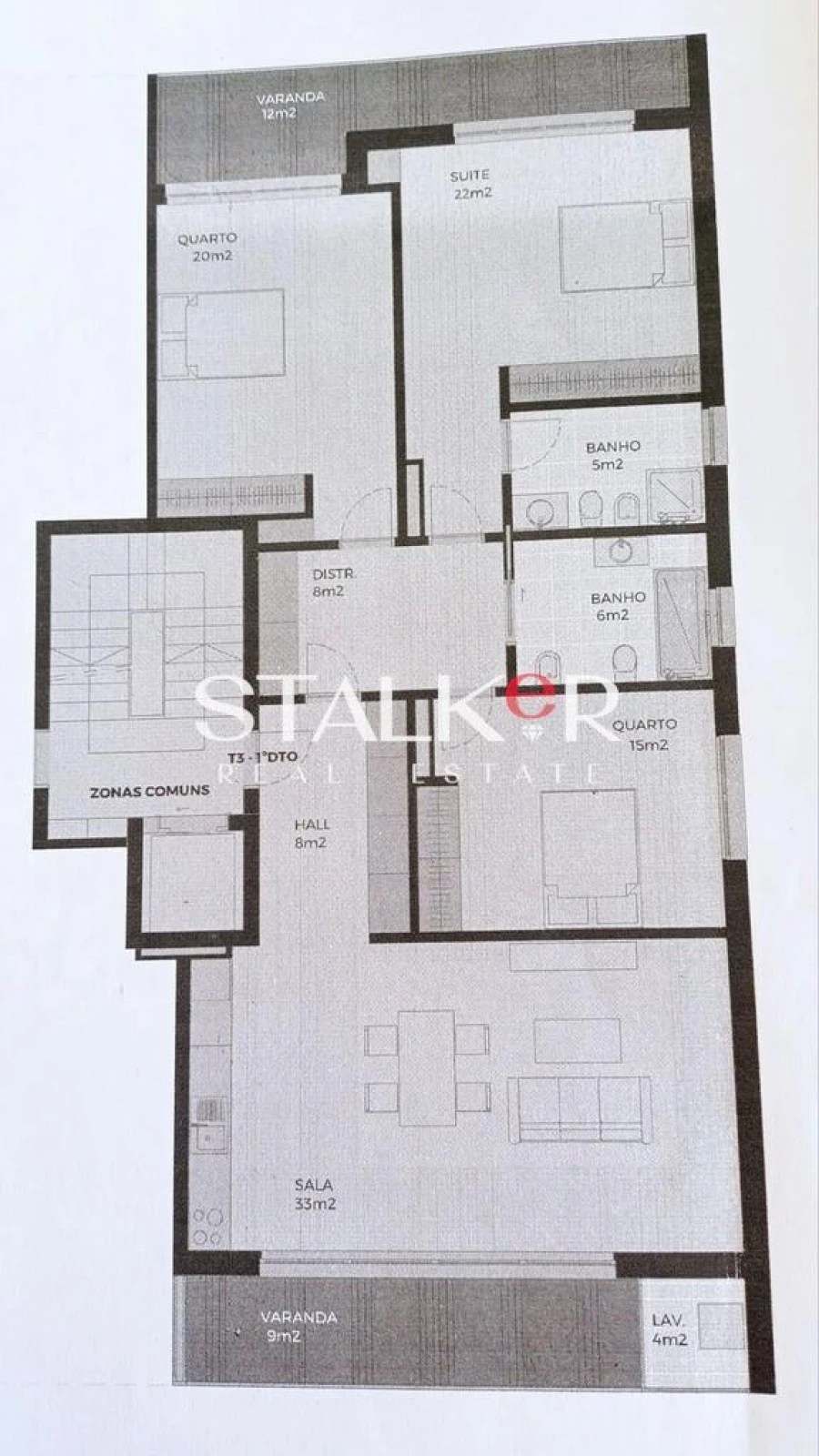 Apartamento T3 para Venda em Argoncilhe Foto 13