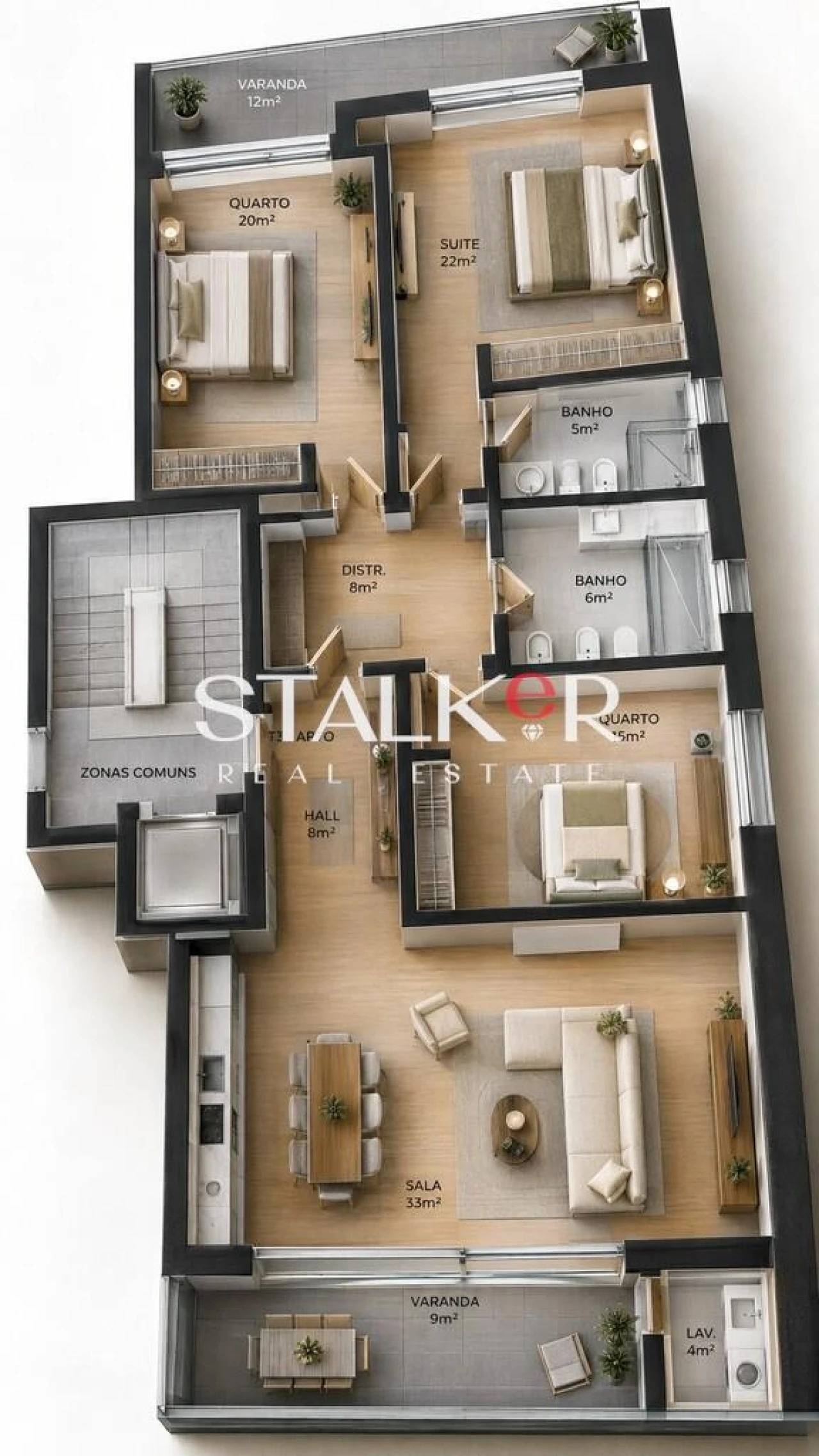 Apartamento T3 para Venda em Argoncilhe Foto 14