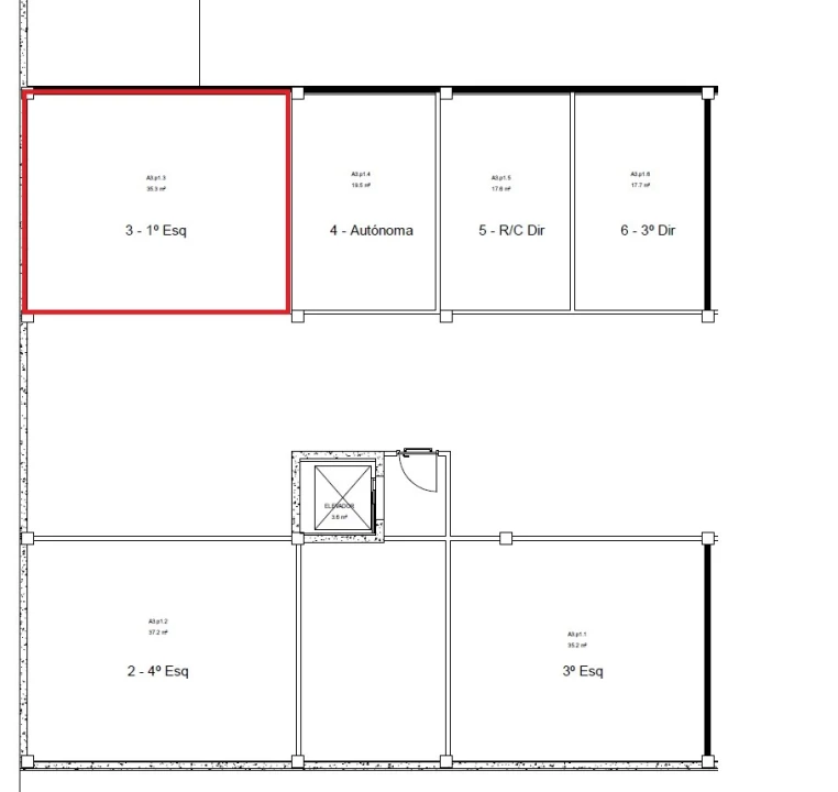Apartamento T3 para Venda em Nogueiró e Tenões Planta 2