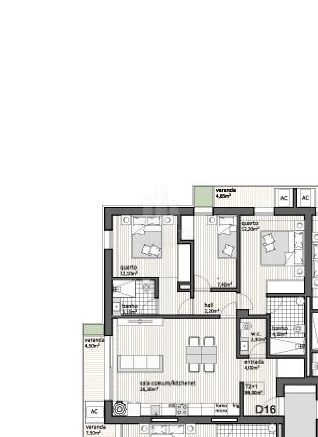 Apartamento T3 para Venda em Aldoar, Foz do Douro e Nevogilde Foto 9