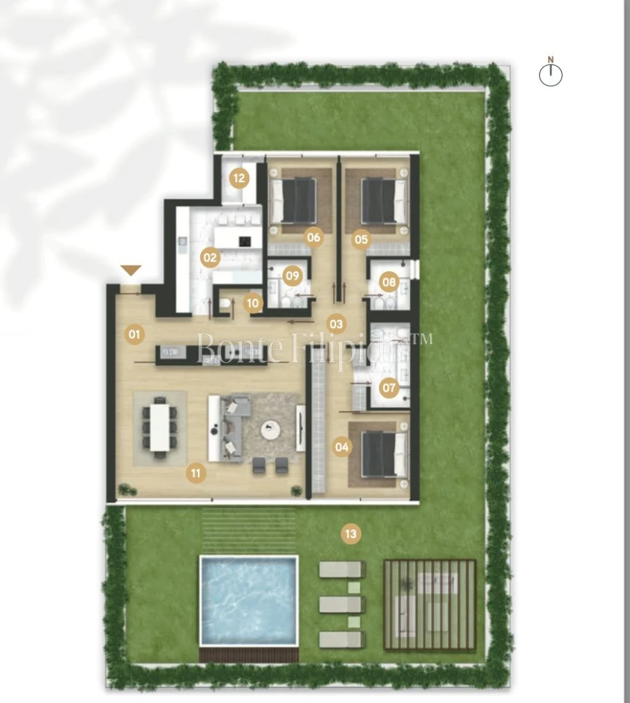 Apartamento T3 para Venda em Cascais e Estoril Planta 1