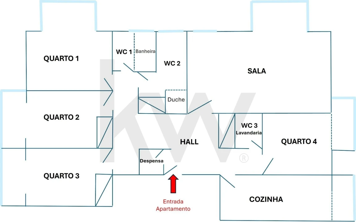 Apartamento T4 para Arrendamento em Lumiar Foto 27