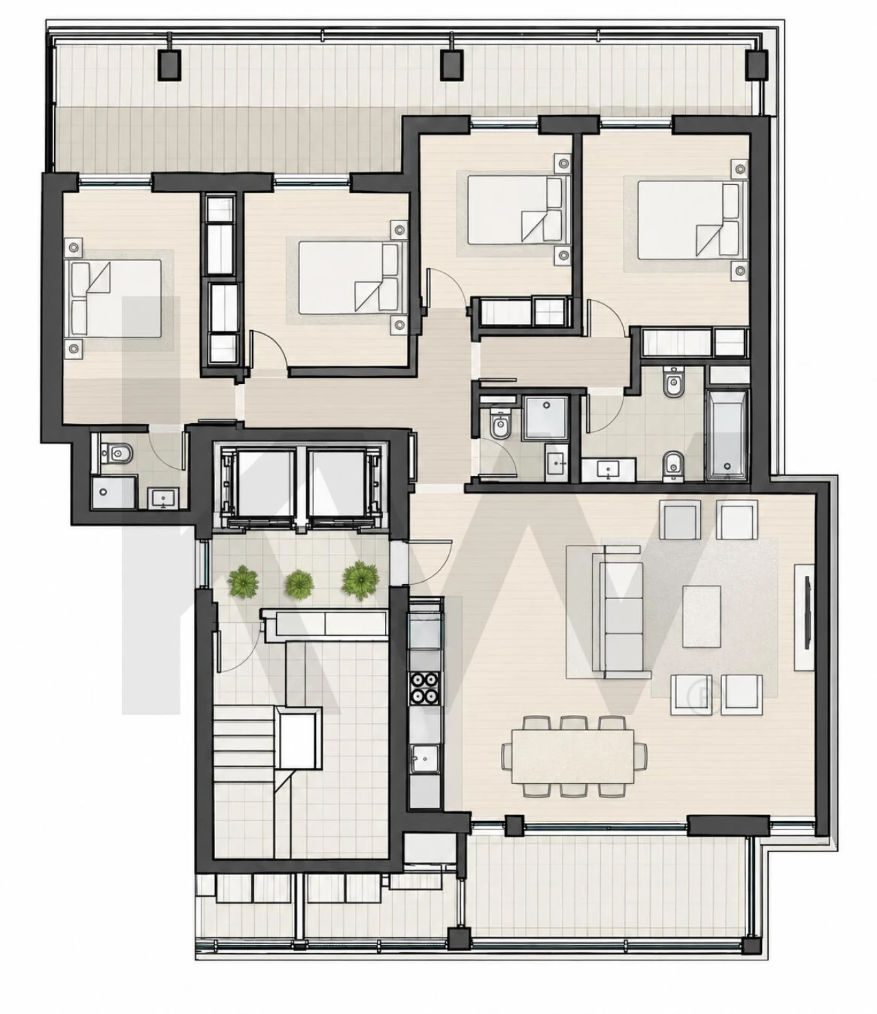 Apartamento T4 para Venda em Santo António dos Cavaleiros e Frielas Foto 48