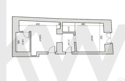 Apartamento T2 para Venda em Santa Maria Maior