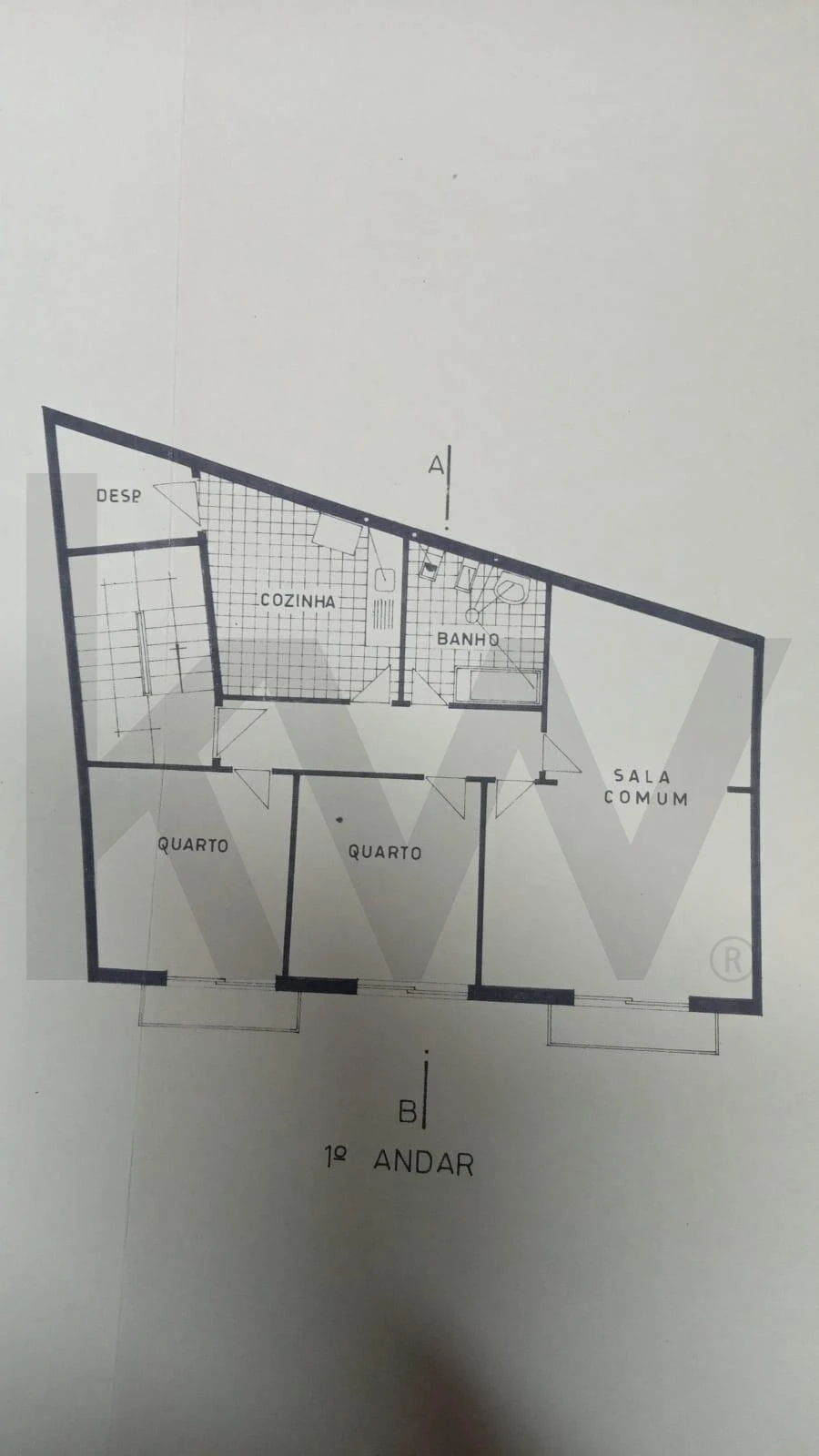 Apartamento T2 para Venda em Vila Praia de Ancora Planta 1