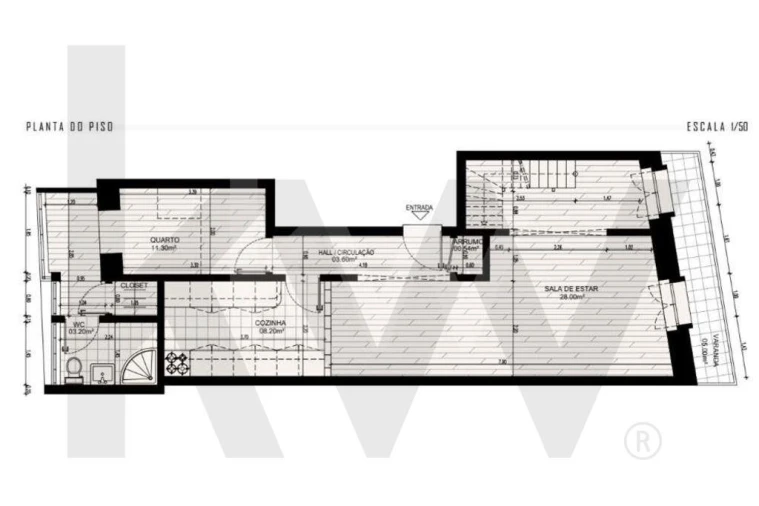 Apartamento T2 para Arrendamento em Santo António Foto 18
