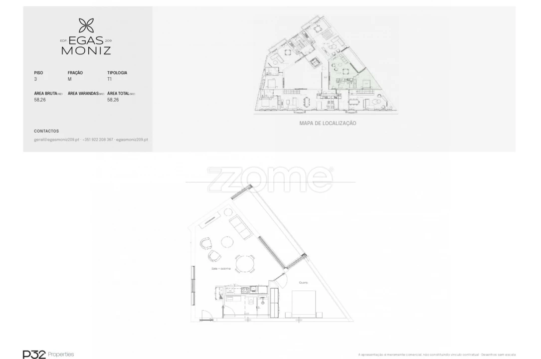 Apartamento T1 para Venda em Cedofeita, Santo Ildefonso, Sé, Miragaia, São Nicolau e Vitória Foto 13