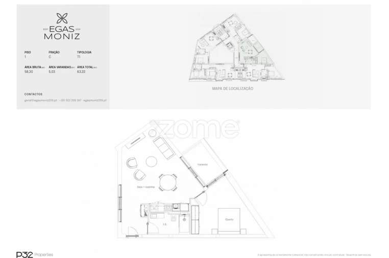 Apartamento T1 para Venda em Cedofeita, Santo Ildefonso, Sé, Miragaia, São Nicolau e Vitória Foto 13