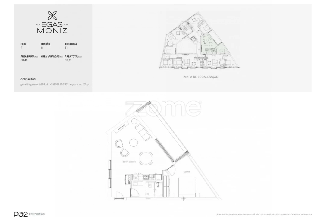 Apartamento T1 para Venda em Cedofeita, Santo Ildefonso, Sé, Miragaia, São Nicolau e Vitória Foto 13