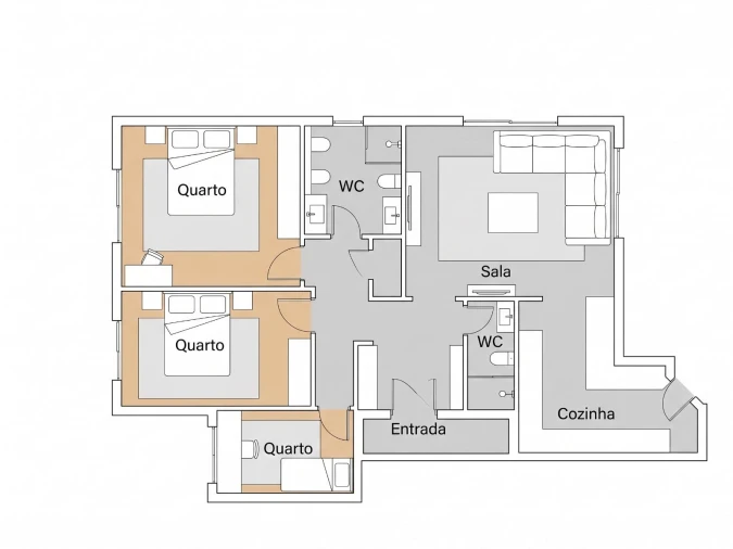 Apartamento T3 para Venda em Venteira Foto 39