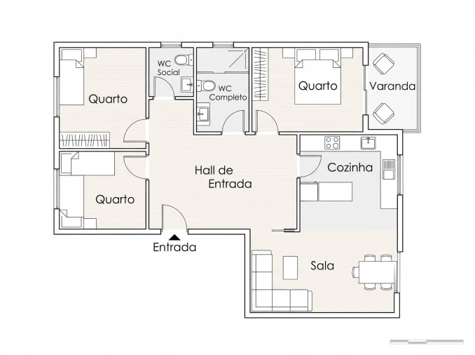 Apartamento T3 para Venda em Venteira Foto 35