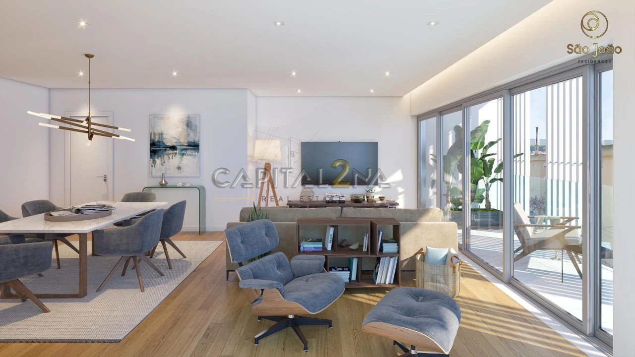 Apartamento T4 para Venda em Carcavelos e Parede Foto 19
