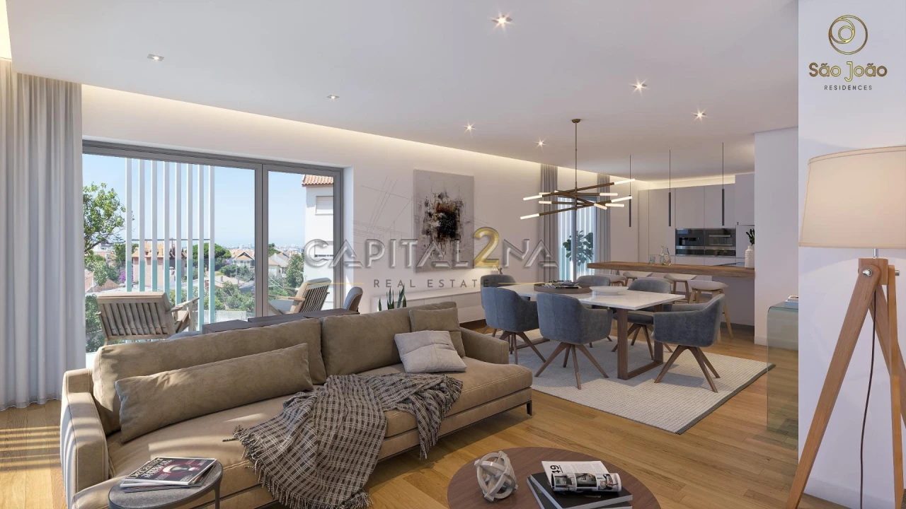 Apartamento T4 para Venda em Carcavelos e Parede Foto 20