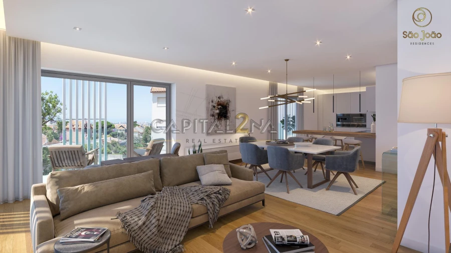 Apartamento T4 para Venda em Carcavelos e Parede Foto 20